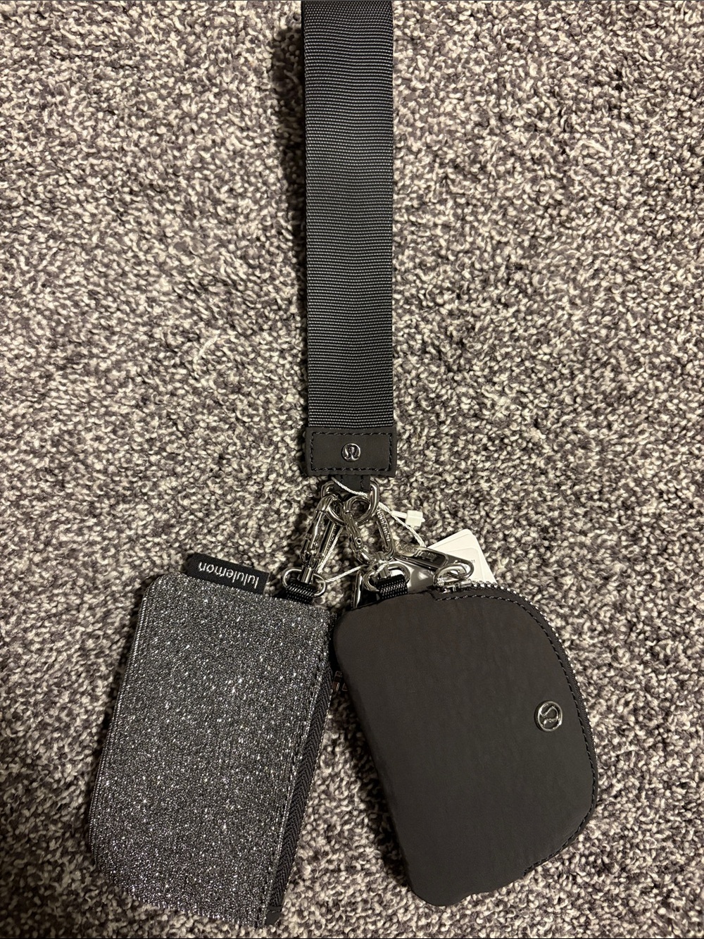 Lululemon Dual Pouch Wristlet *Glitter
